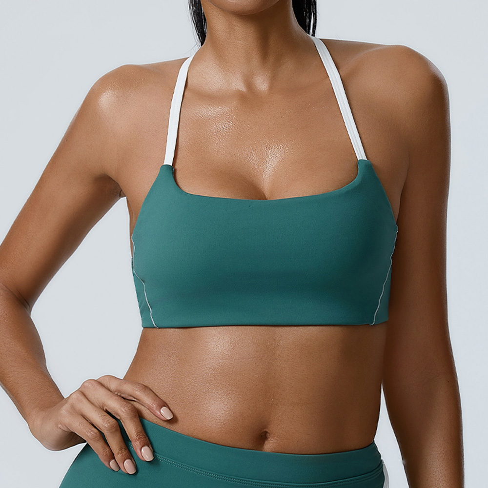 Quick Dry Underwear - Seksowny biustonosz sportowy typu halter dla