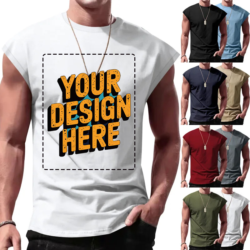 Sleeveless Undershirt - Spersonalizuj Logo Bardu Nazwa Drużyny Transgraniczna