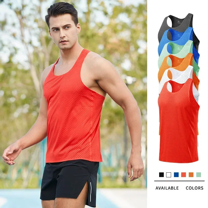 Sleeveless Undershirt - Męski podkoszulek do biegania bez rękawów