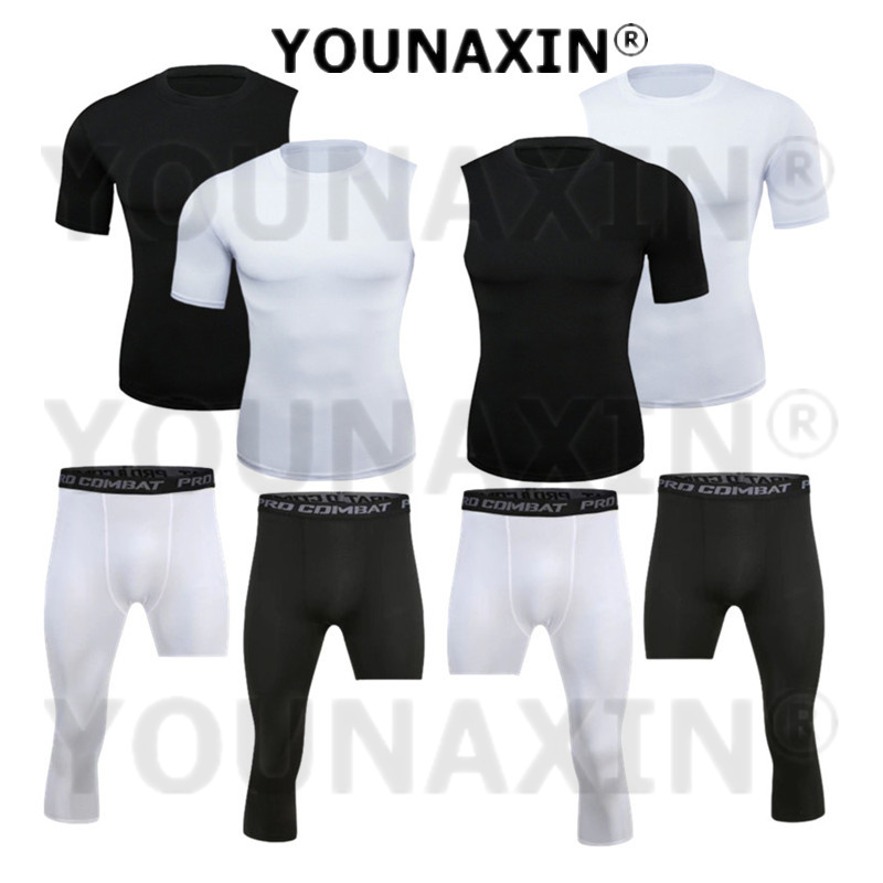 T Shirt Tight Fit - Unisexowe odzież sportowa Koszulki z krótkim